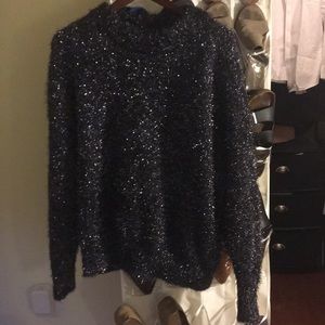 LAST CHANCE EVERYTHING GOES Tinsel sweater